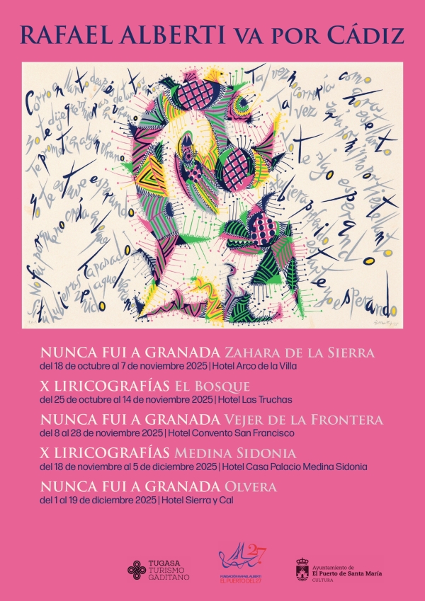 La exposición “Rafael Alberti. Va por Cádiz” llega a Olvera