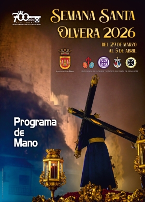 Programa de mano de la Semana Santa de Olvera