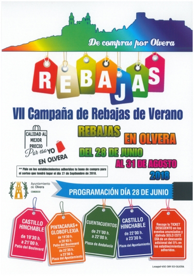 VII Campaña de Rebajas de Verano en Olvera